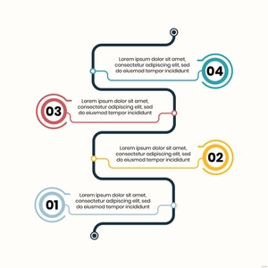 Timeline Graph Vector