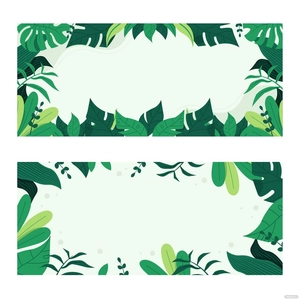 Leaf Banner Vector