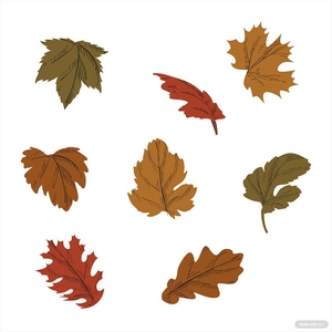 Dry Leaves Vector