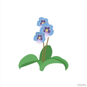 Orchid Leaves Vector