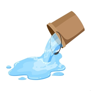 Water Spill Illustration