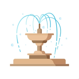 Fountain Water Illustration