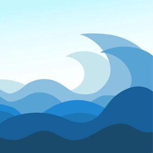 Water Wave Illustration