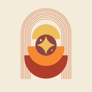 Minimalist Geometric Illustration