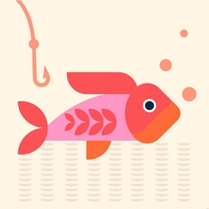 Geometric Fish Illustration