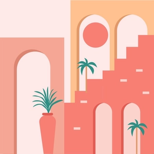 Flat Geometric Illustration