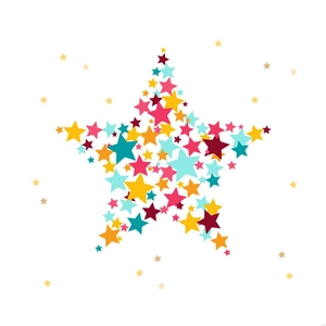 Colorful Star Illustration