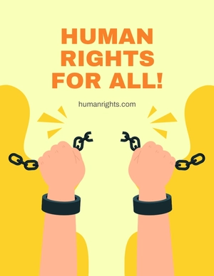 Human Rights Campaign Flyer Template