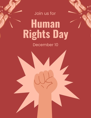 Human Rights Day Flyer Template Human Rights Day Flyer Template