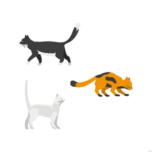 Simple Cat Vector
