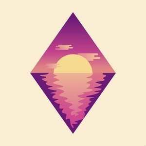 Purple Water Illustration