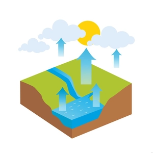 Water Vapor Illustration