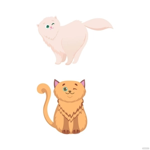 Cat Winking Vector