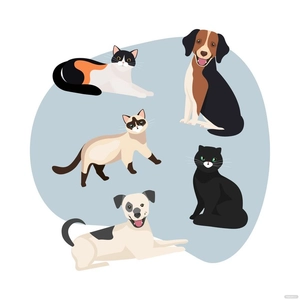 Dog and Cat Vector