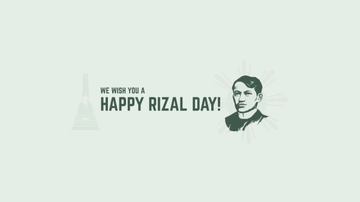 Free Vintage Rizal Day Youtube Banner Template to Edit Online