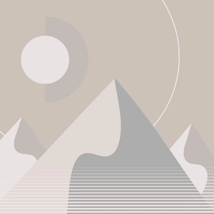 White Geometric Illustration