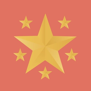 Gold Star Illustration