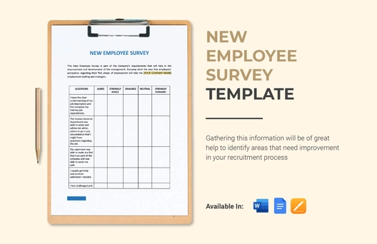 New Employee Survey Template