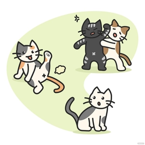 Funny Cat Vector