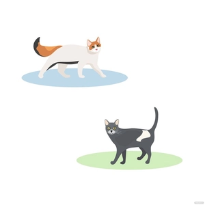 Cat Walking Vector