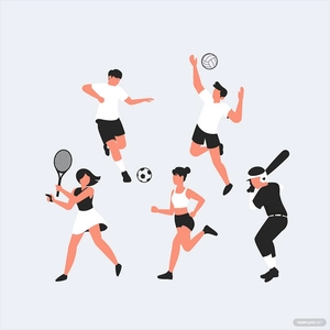 Sports Character Vector