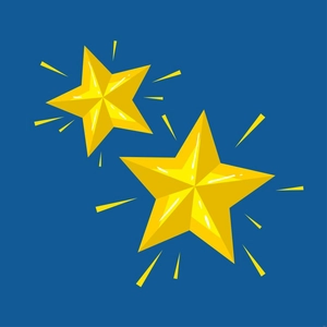 Shiny Star Illustration