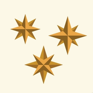 8 Point Star Illustration