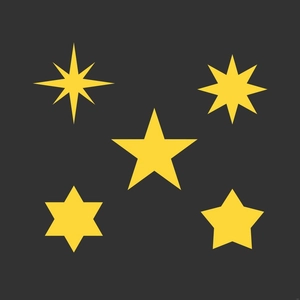 Flat Star Illustration