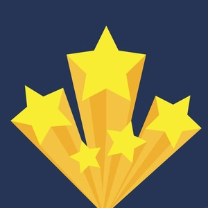 Rising Star Illustration