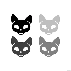 Cat Skull Vector
