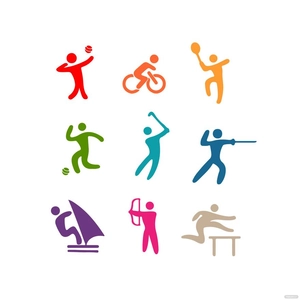 Colorful Sports Vector