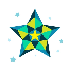 Geometric Star Illustration