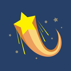 Flying Star Illustration
