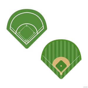 Baseball Diamond Vector