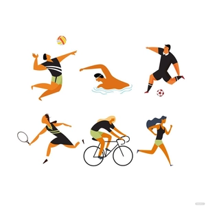 Cartoon Sports Vector