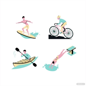 Summer Sports Vector