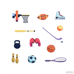 Sports Equipment Vector