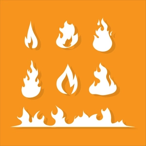 White Fire Illustration