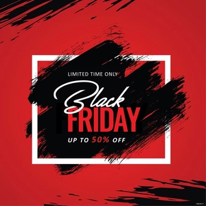 Grunge Black Friday Vector