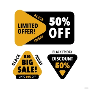 Black Friday Offer Vector