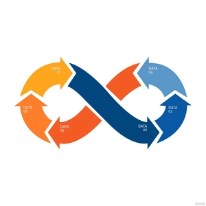 Infinity Infographic Vector