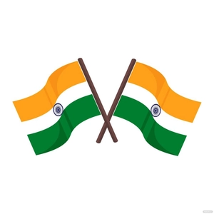 Transparent Indian Flag Vector