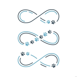 Infinity Paw Vector
