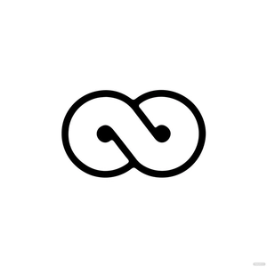 Black Infinity Vector