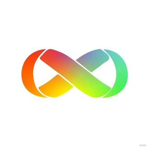 Colorful Infinity Vector