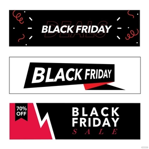 Black Friday Banner Vector