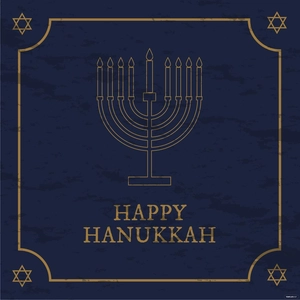 Vintage Hanukkah Vector