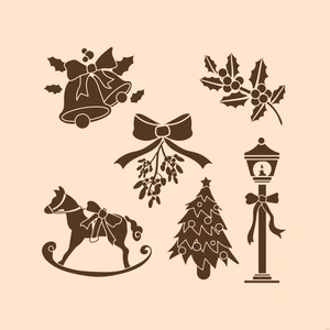 Victorian Christmas Illustration