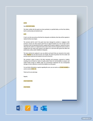 Reply Notice of Limited Warranty Template Reply Notice of Limited Warranty Template