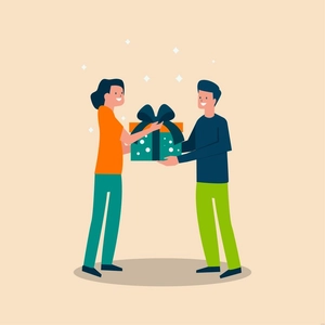 Christmas Gift Illustration